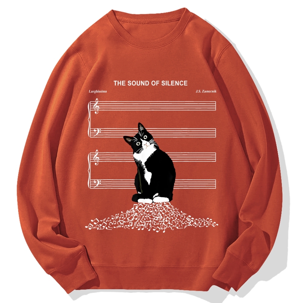 The Sound of Silence Cotton Sweatshirt