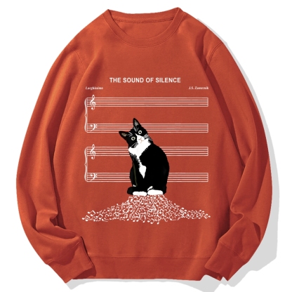 The Sound of Silence Cotton Sweatshirt