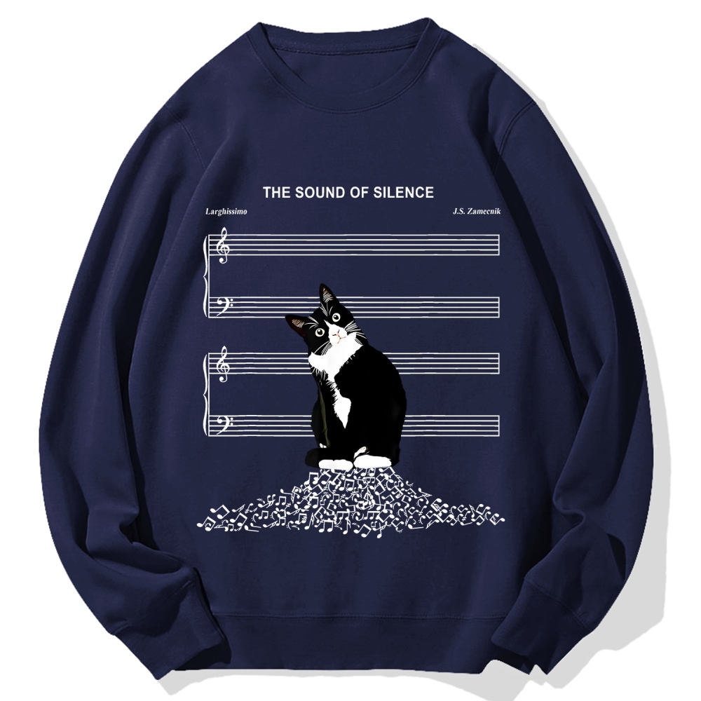 The Sound of Silence Cotton Sweatshirt