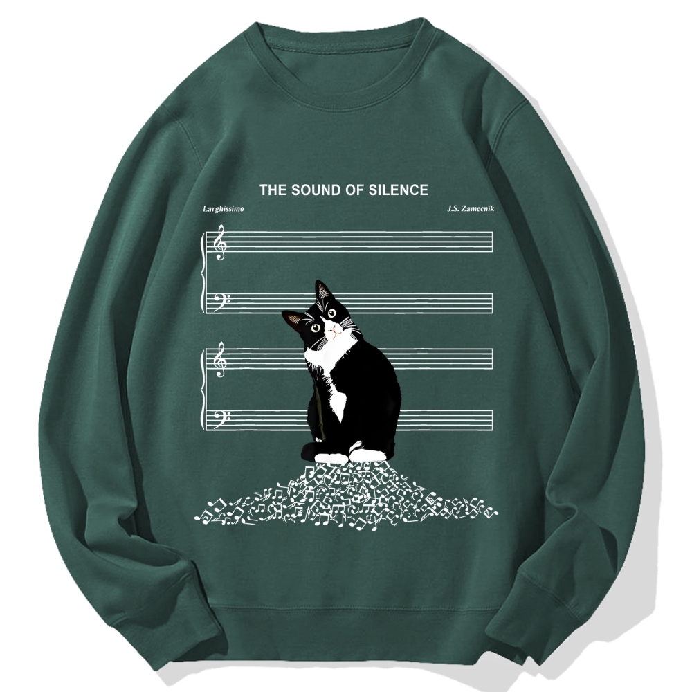 The Sound of Silence Cotton Sweatshirt