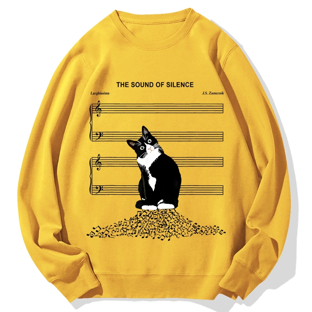 The Sound of Silence Cotton Sweatshirt