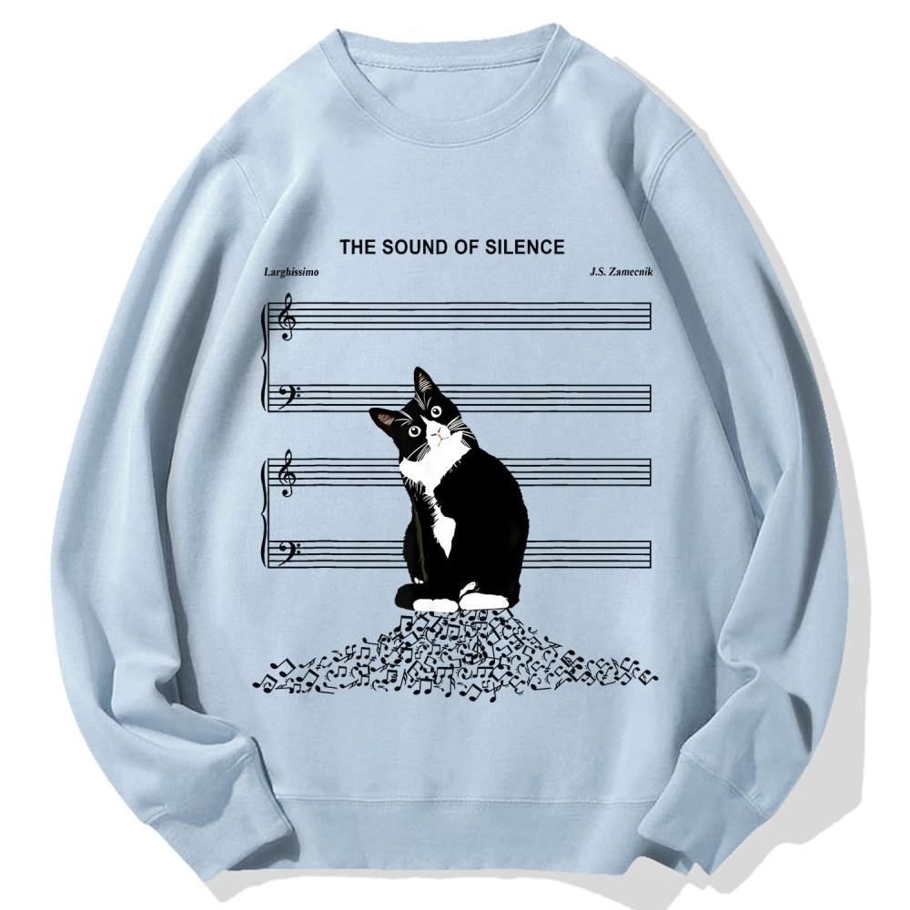 The Sound of Silence Cotton Sweatshirt