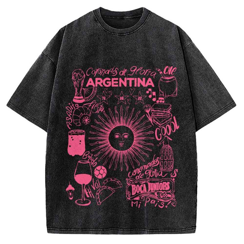 Argentina Vintage Washed T-shirt