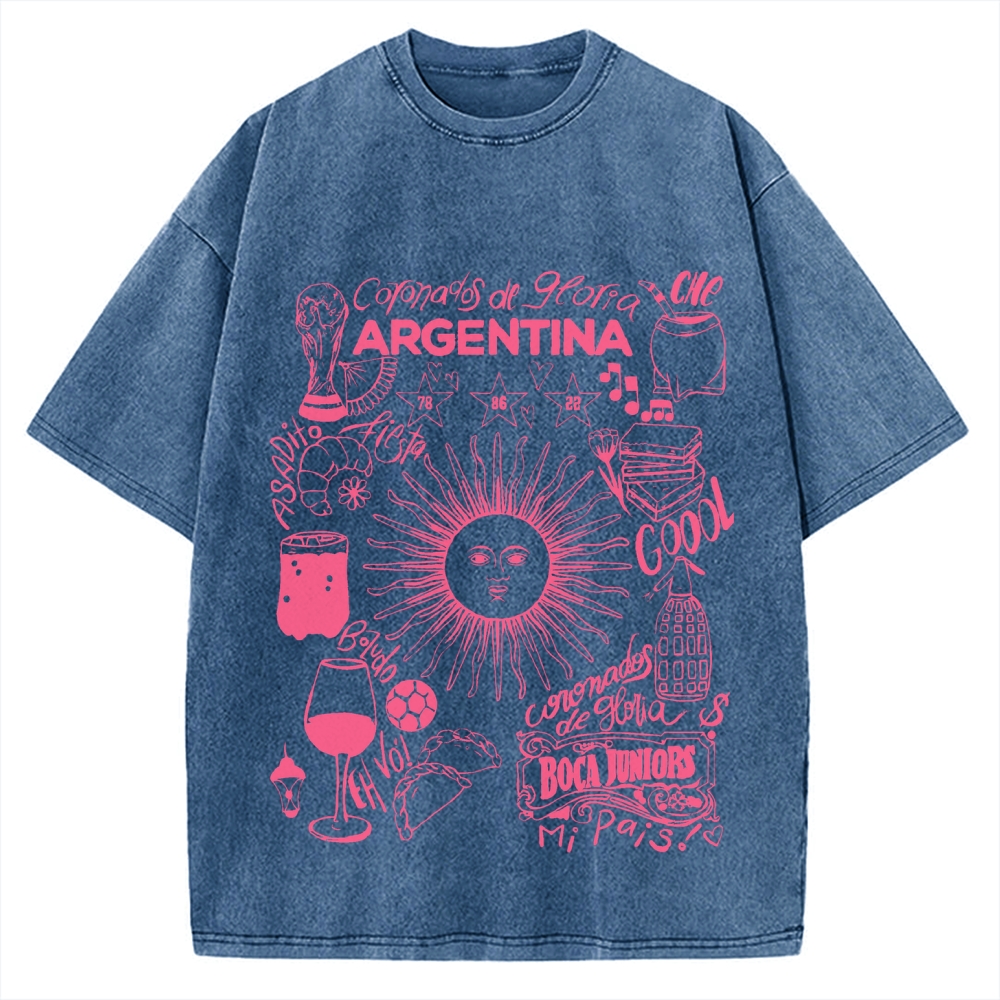 Argentina Vintage Washed T-shirt