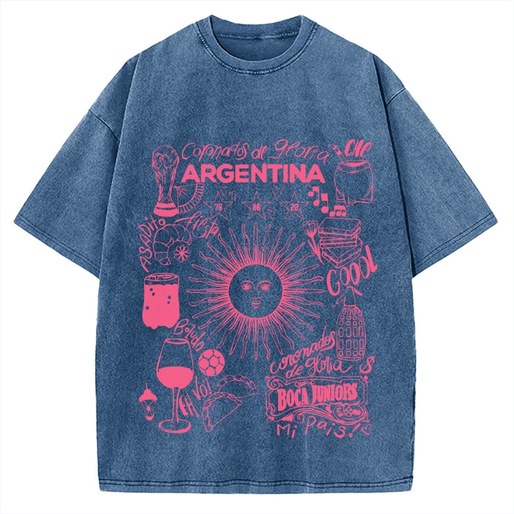 Argentina Vintage Washed T-shirt