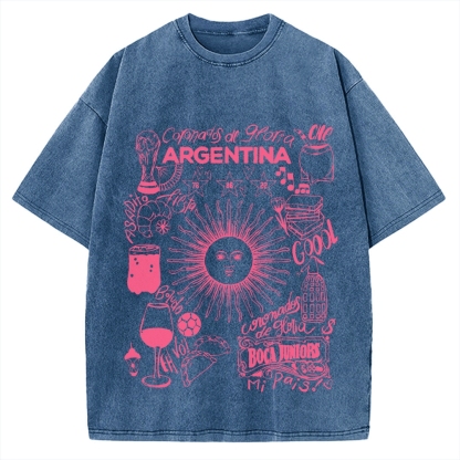Argentina Vintage Washed T-shirt