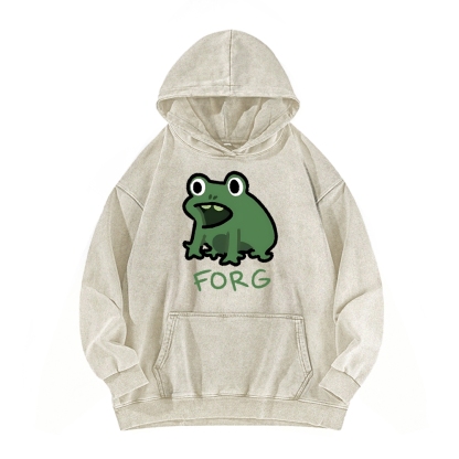 Frog Vintage Washed Hoodie