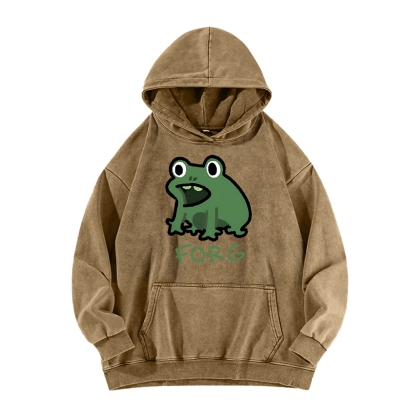 Frog Vintage Washed Hoodie