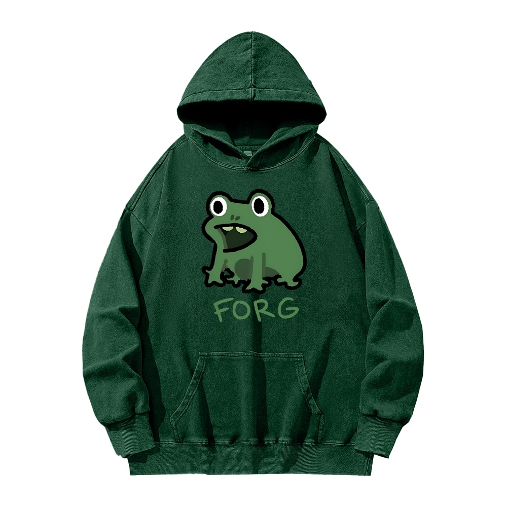 Frog Vintage Washed Hoodie