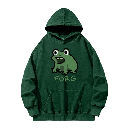 Frog Vintage Washed Hoodie