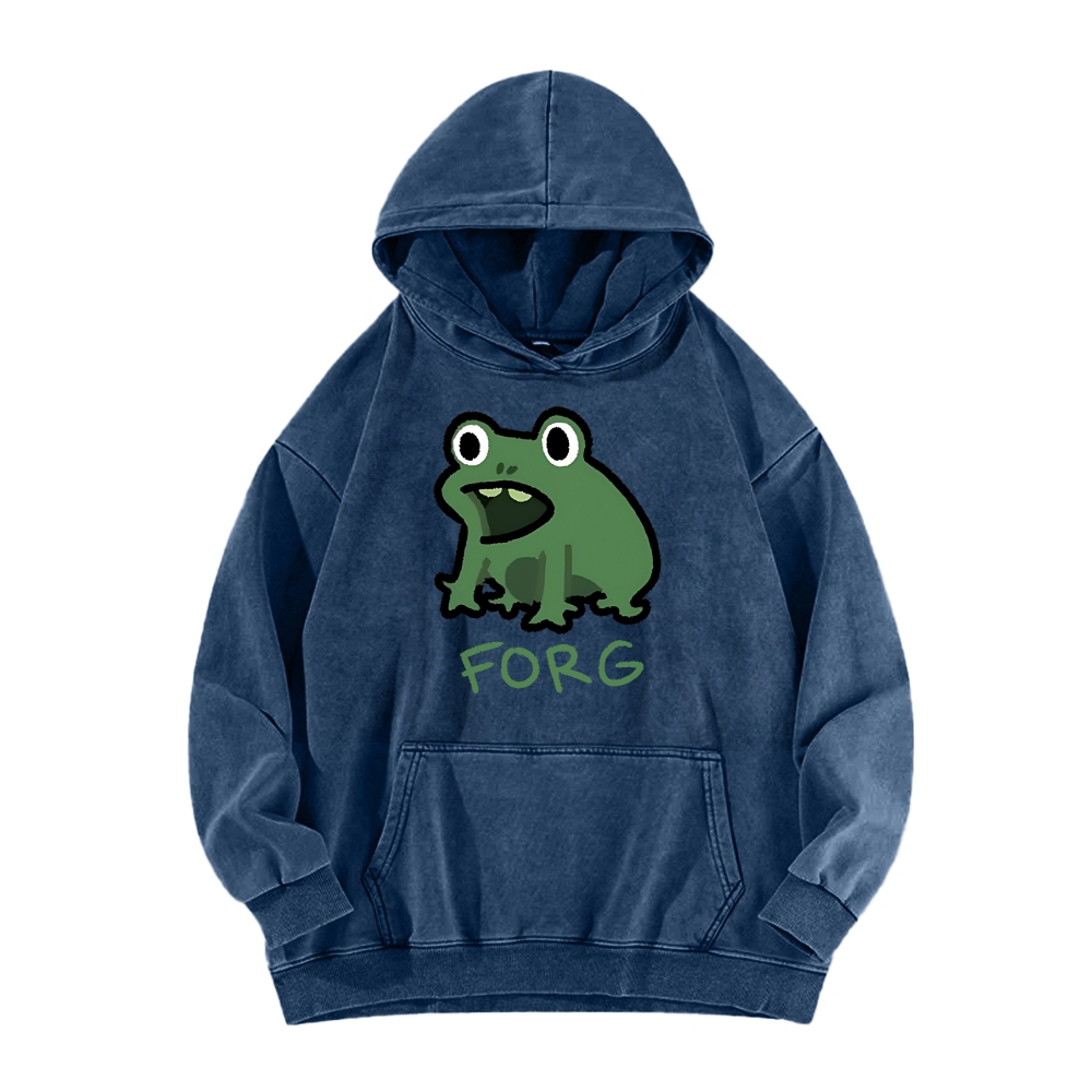 Frog Vintage Washed Hoodie