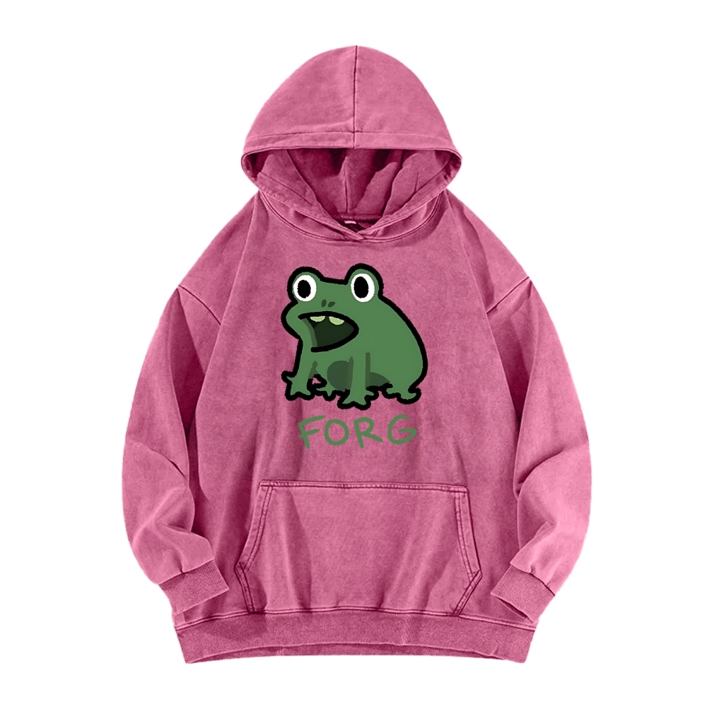 Frog Vintage Washed Hoodie