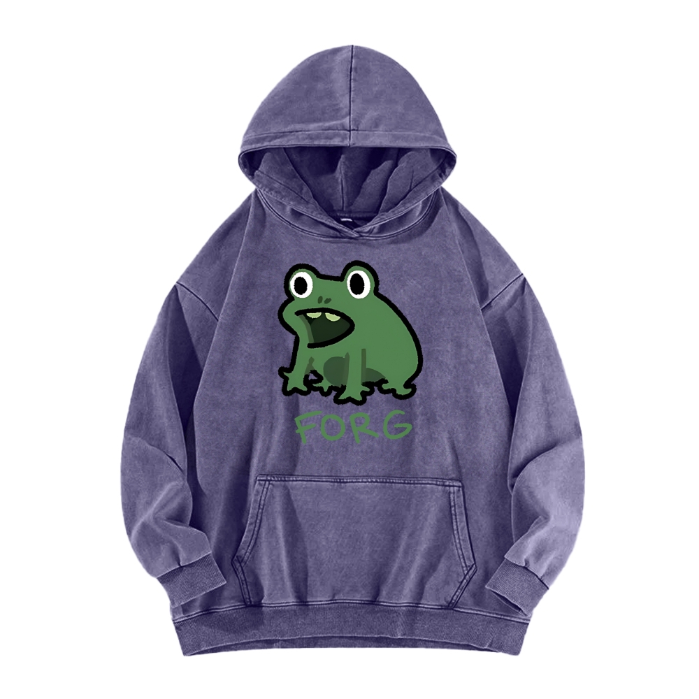 Frog Vintage Washed Hoodie