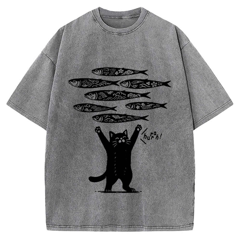 The Lucky Cat Vintage Washed T-shirt