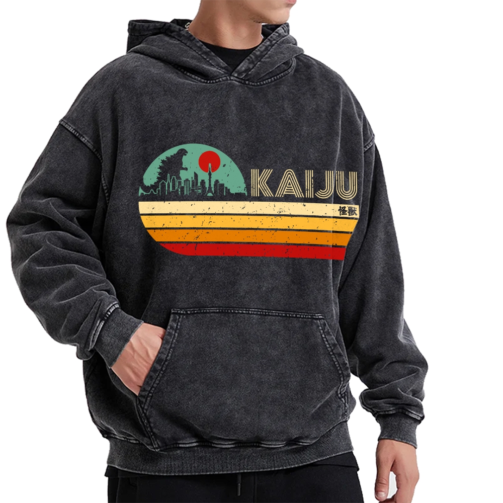 Kaiju Vintage Washed Hoodie 
