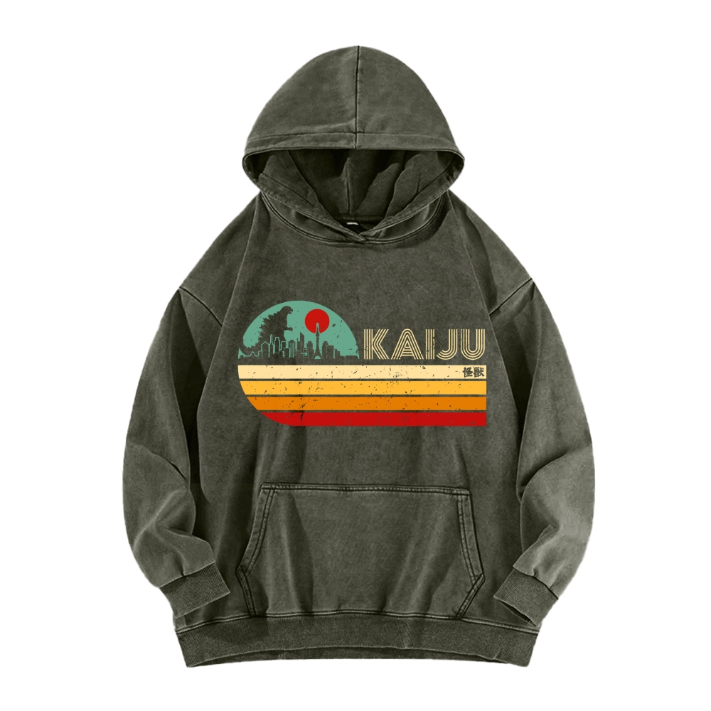 Kaiju Vintage Washed Hoodie 