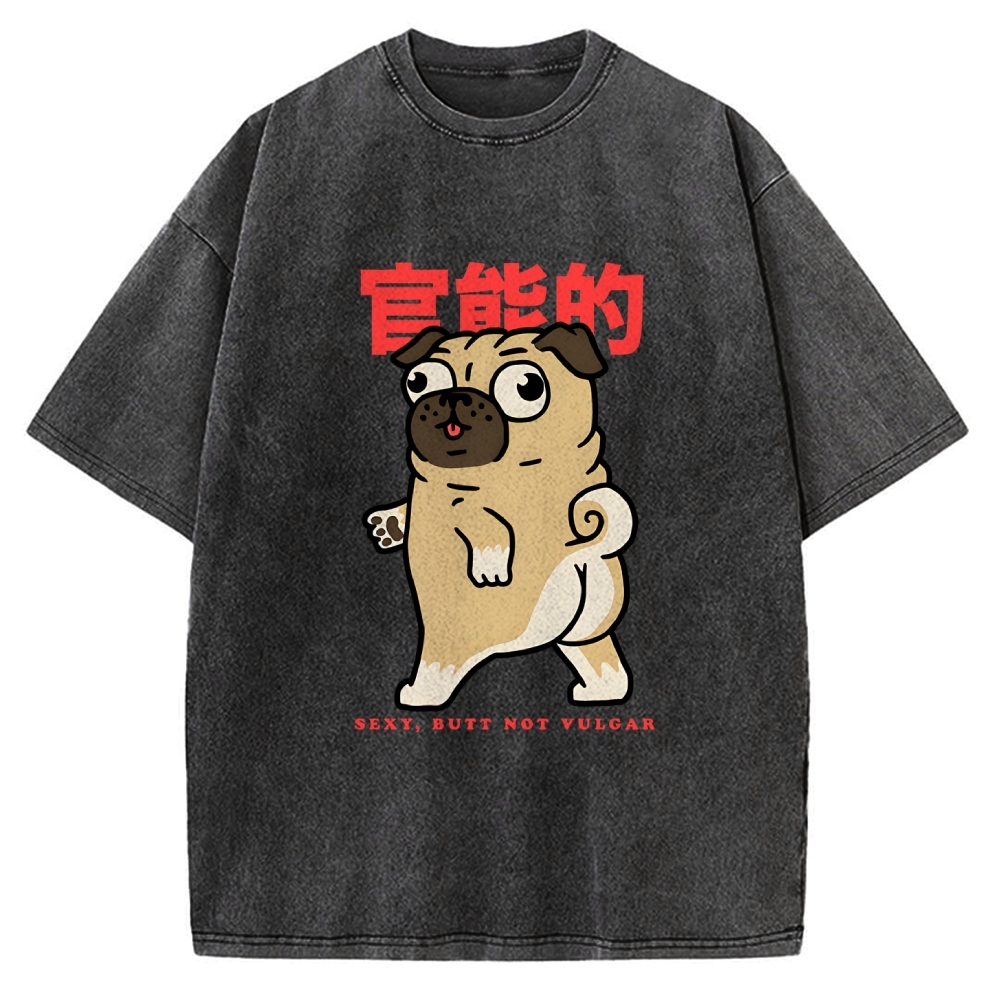 Funny Dog Vintage Washed T-shirt