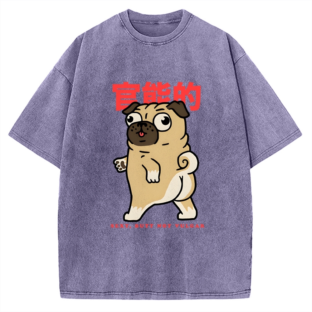 Funny Dog Vintage Washed T-shirt
