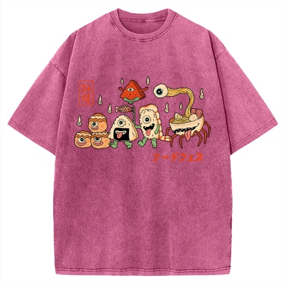 Yokai Food Fest Vintage Washed T-shirt