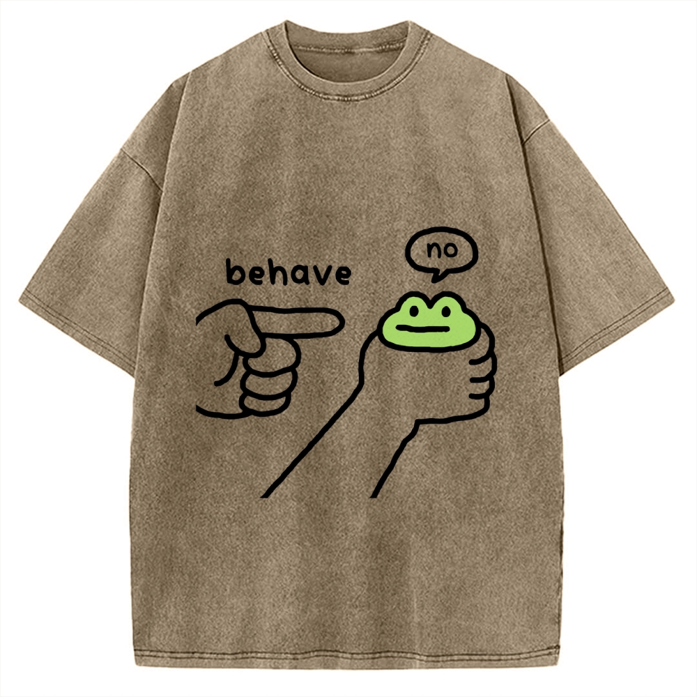 Dishonest Frog Vintage Washed T-shirt
