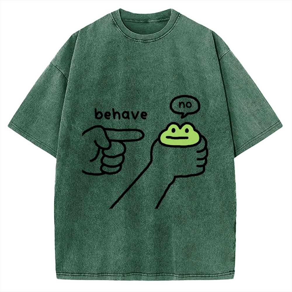 Dishonest Frog Vintage Washed T-shirt