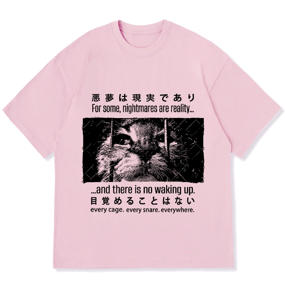 Night Cat Cotton casual T-shirt