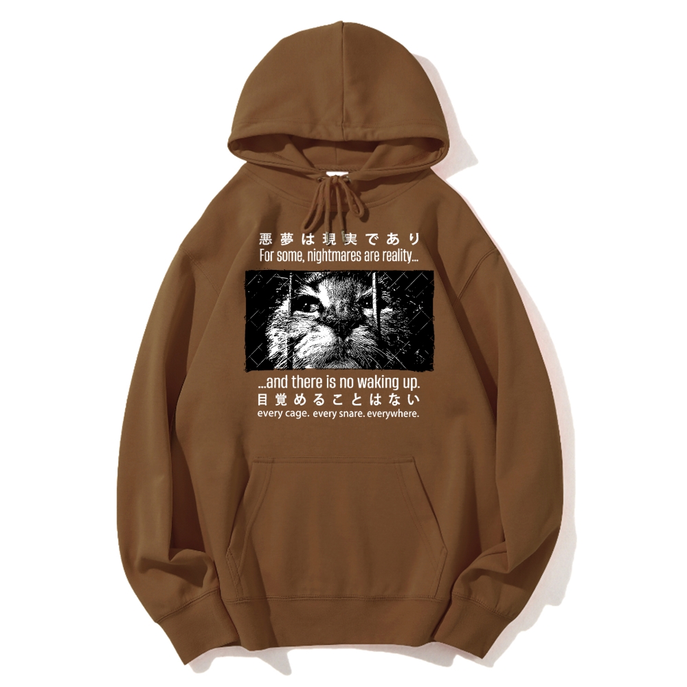 Nightmare Cat Cotton Hoodie 2511000347