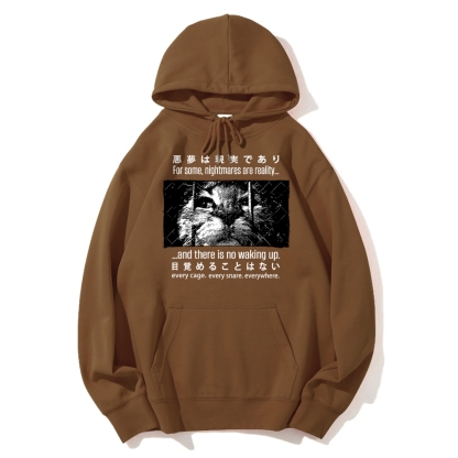 Nightmare Cat Cotton Hoodie 2511000347