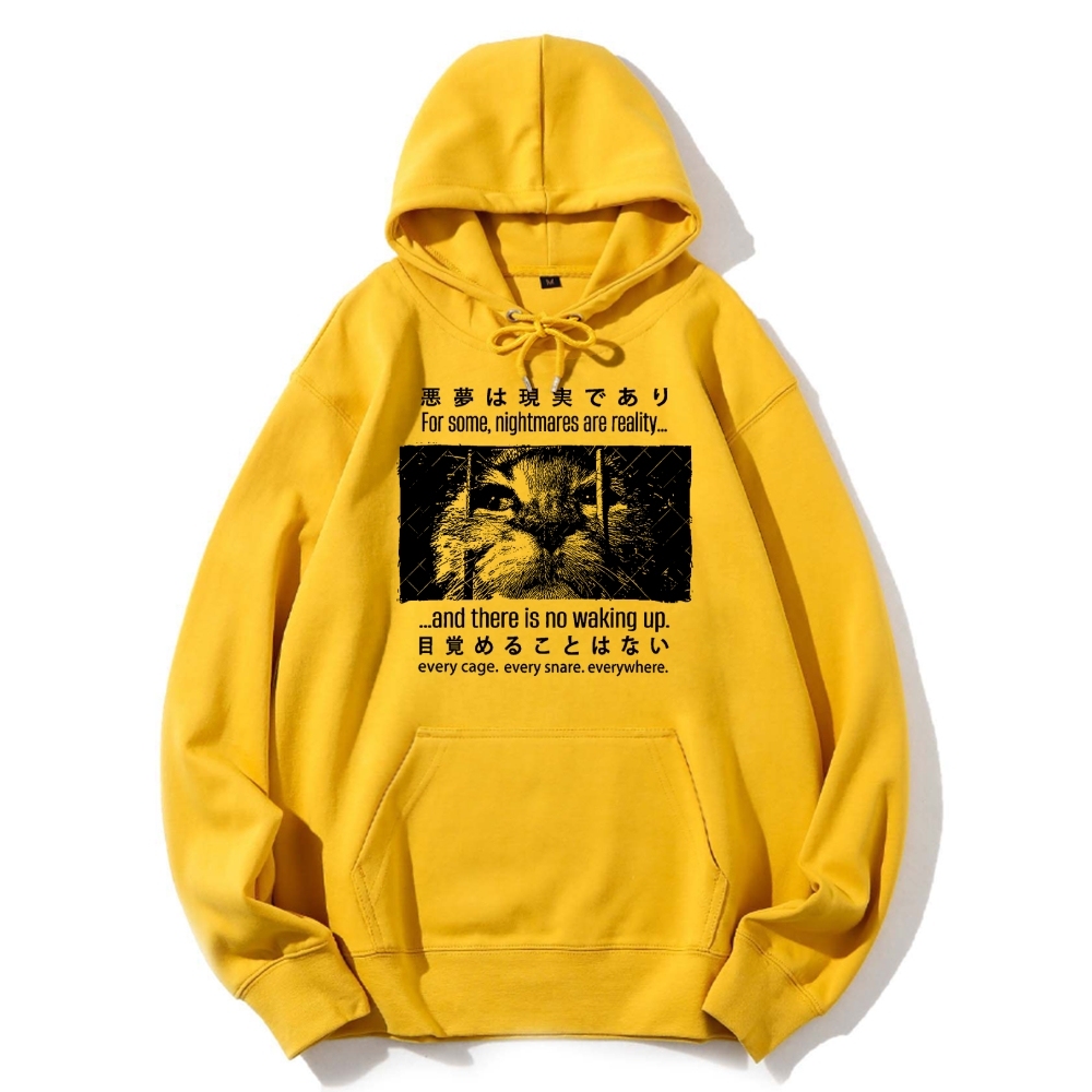 Nightmare Cat Cotton Hoodie 2511000347