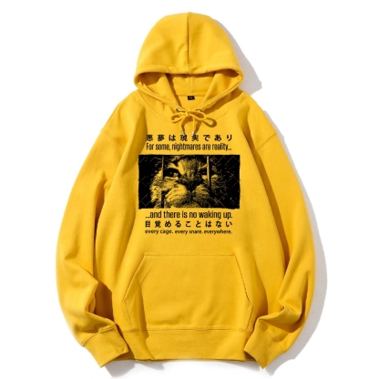 Nightmare Cat Cotton Hoodie 2511000347