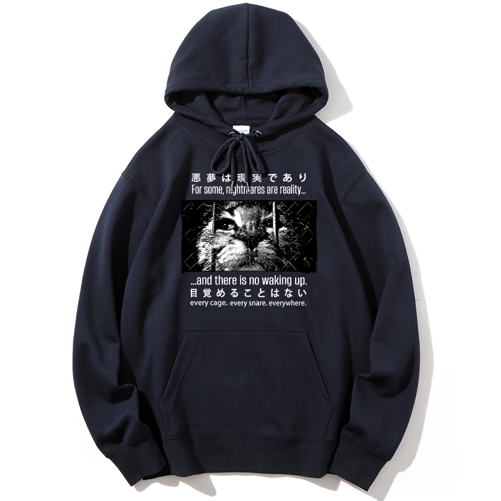 Nightmare Cat Cotton Hoodie 2511000347
