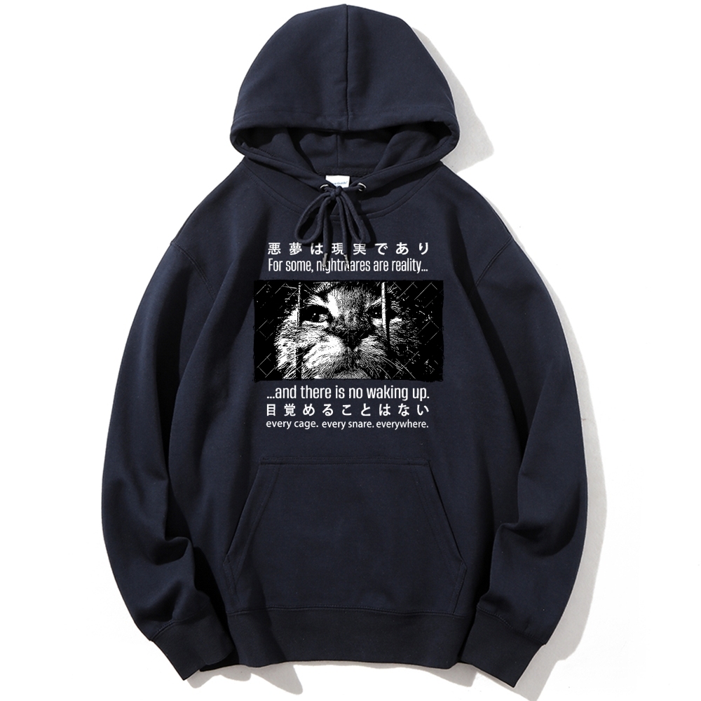 Nightmare Cat Cotton Hoodie 2511000347