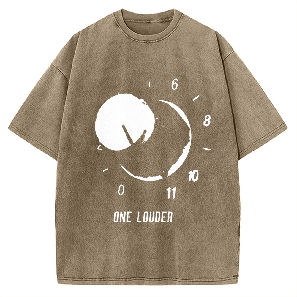 Spinal Tap One Louder Music Vintage Washed T-shirt