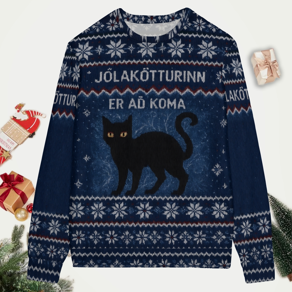 Christmas Cats Are Coming Soon! Christmas Ugly Sweatshirt
