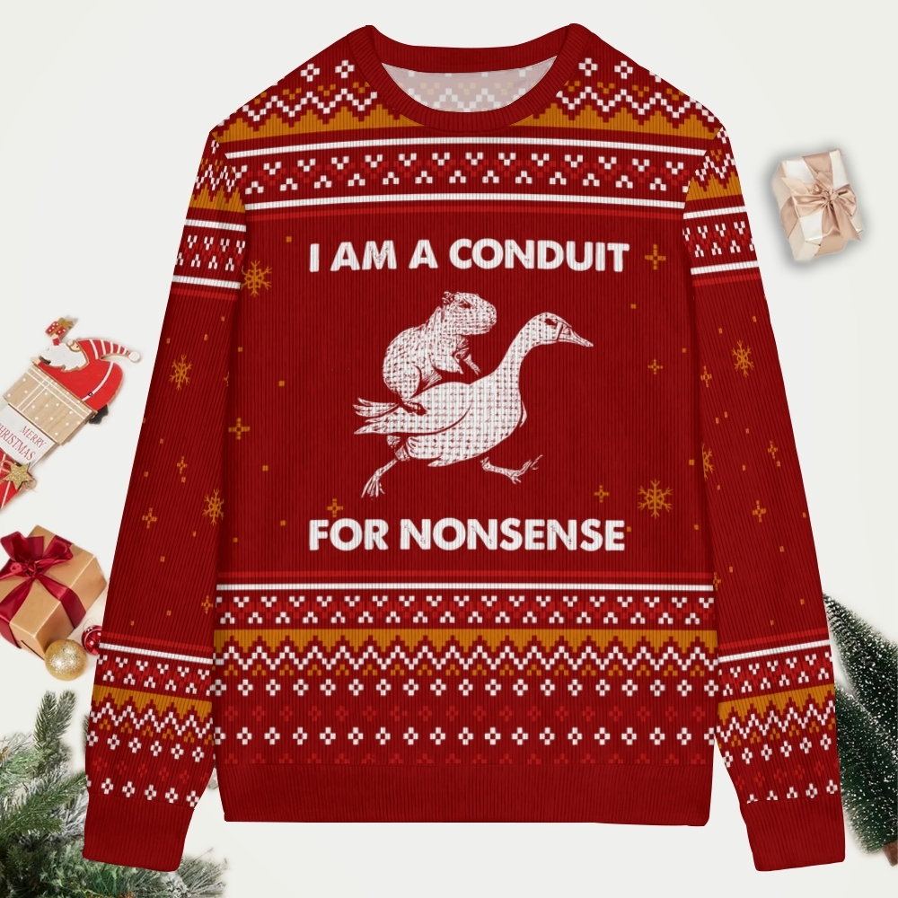 For Nonsense Christmas Ugly Sweatshirt