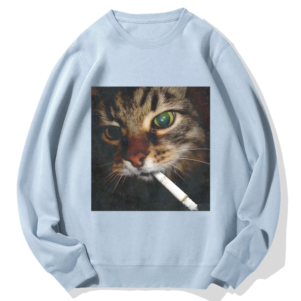 Cat Cotton Sweatshirt