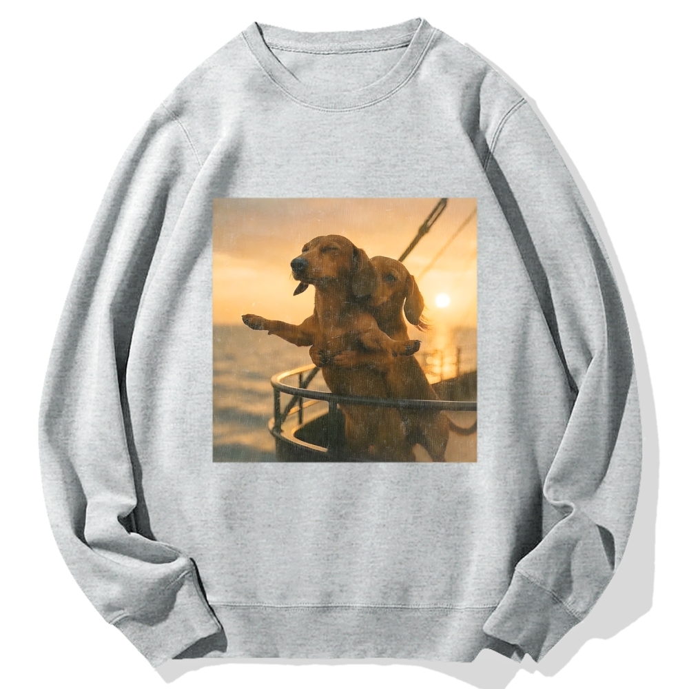 Wacky Dog Cotton Sweatshirt
