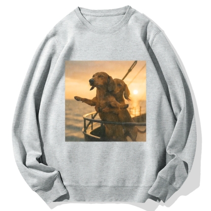 Wacky Dog Cotton Sweatshirt