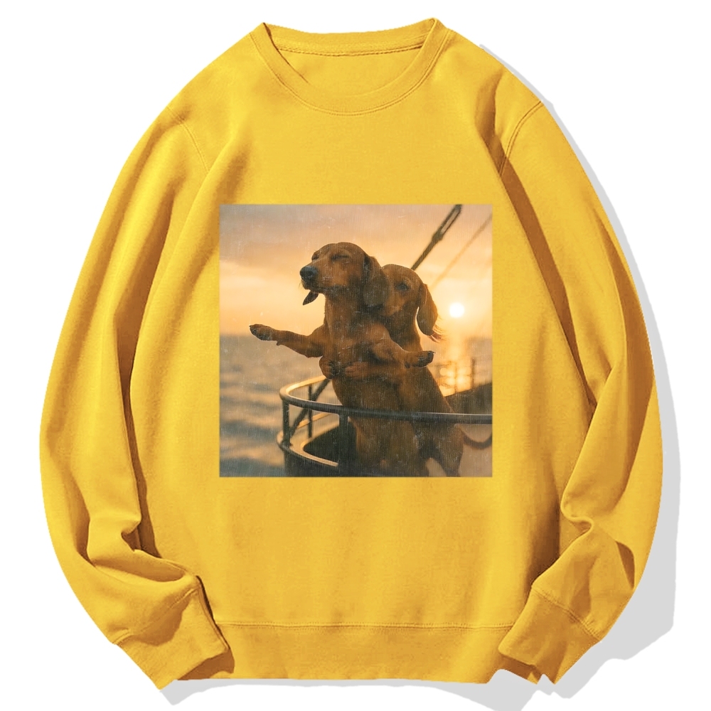 Wacky Dog Cotton Sweatshirt