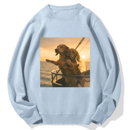 Wacky Dog Cotton Sweatshirt