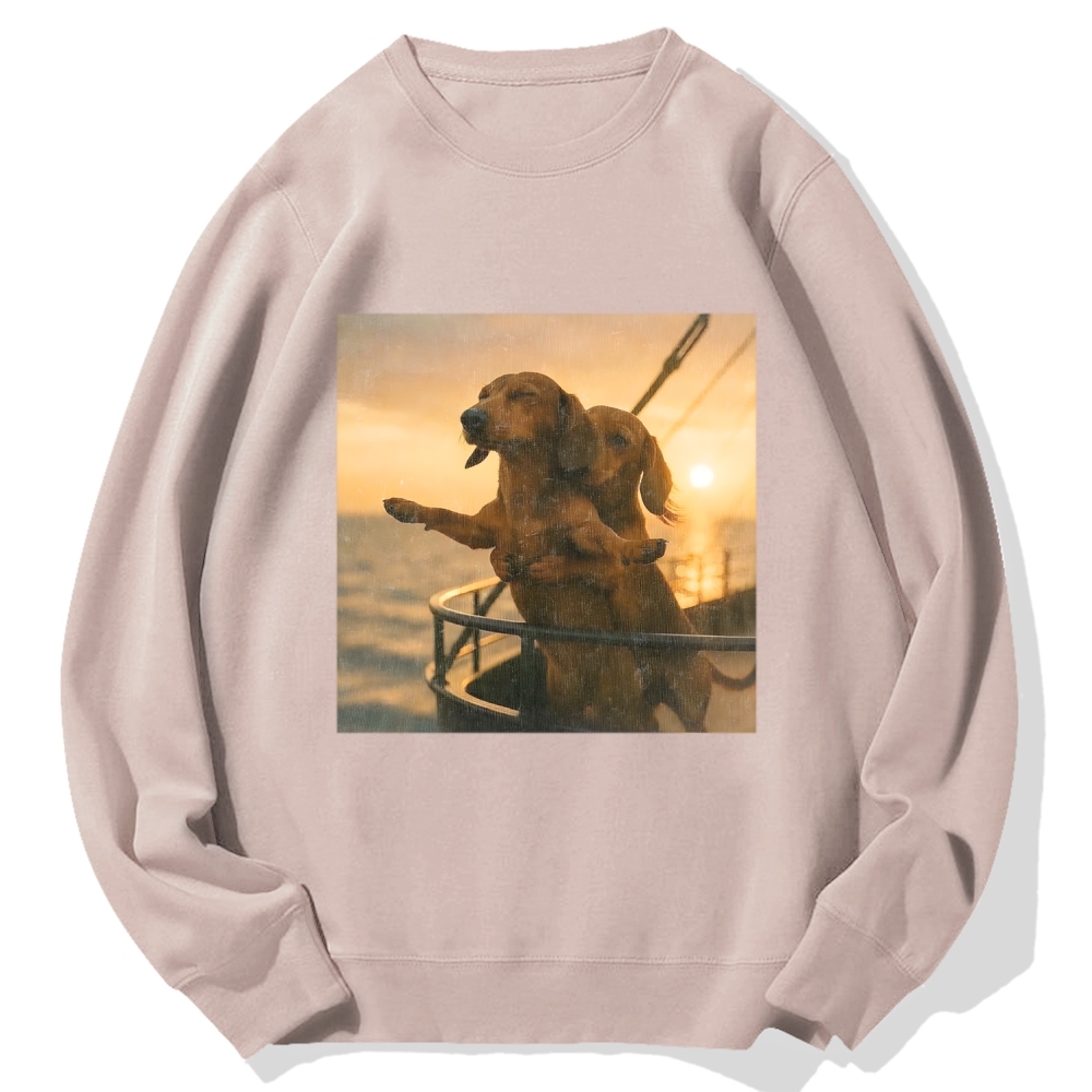 Wacky Dog Cotton Sweatshirt