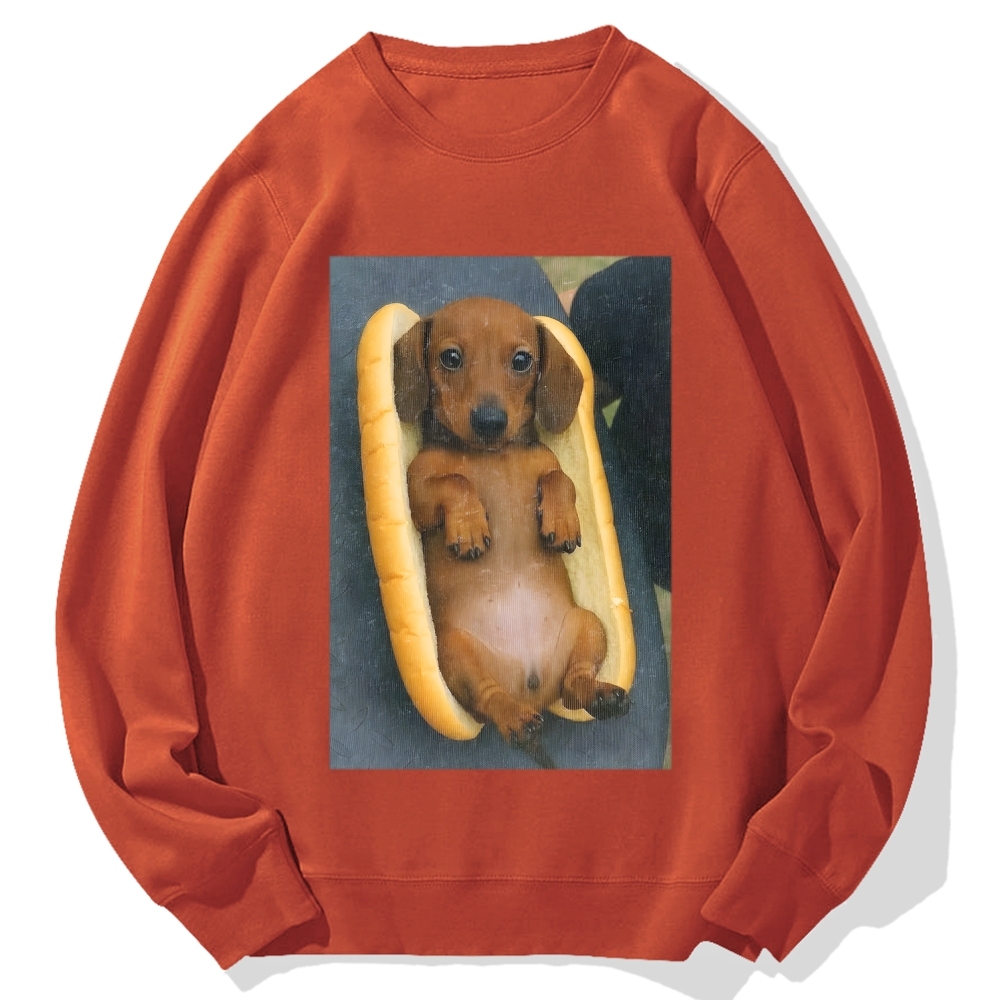 Real Hot Dog Cotton Sweatshirt