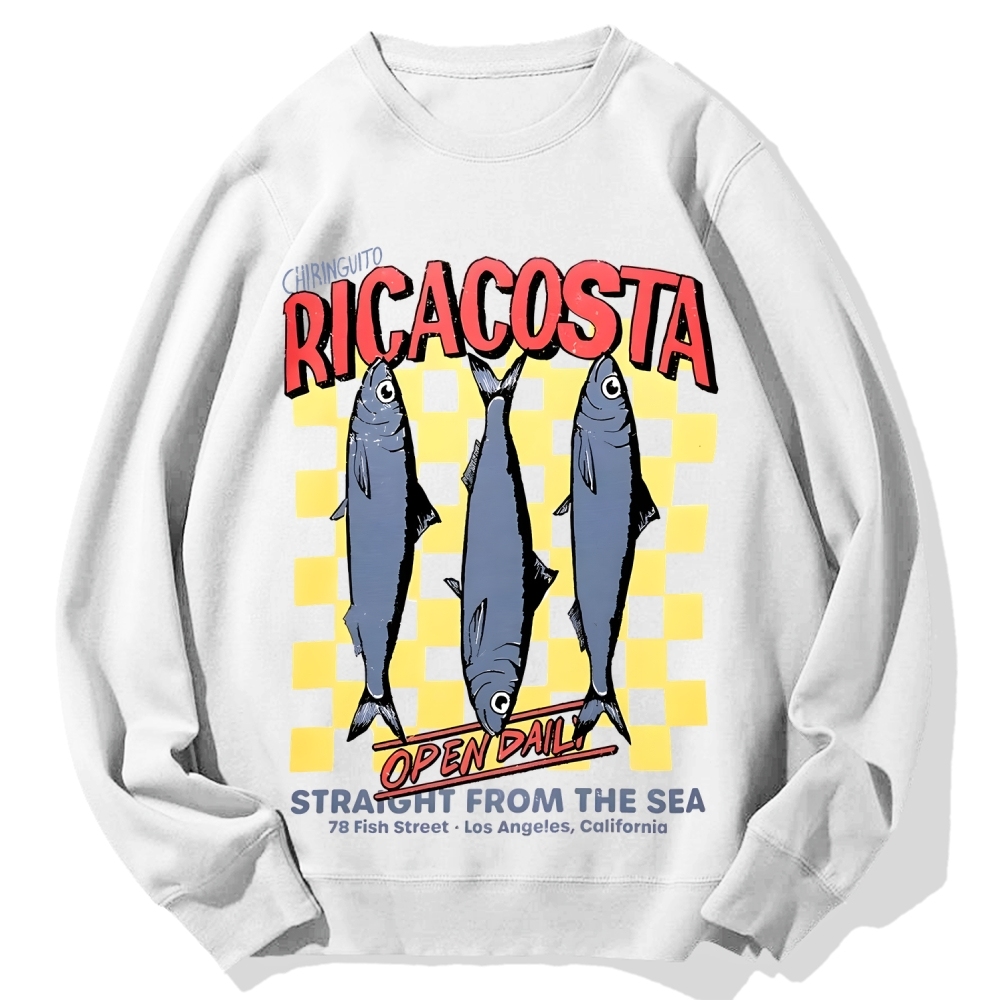 Ricacosta sardines Cotton Sweatshirt