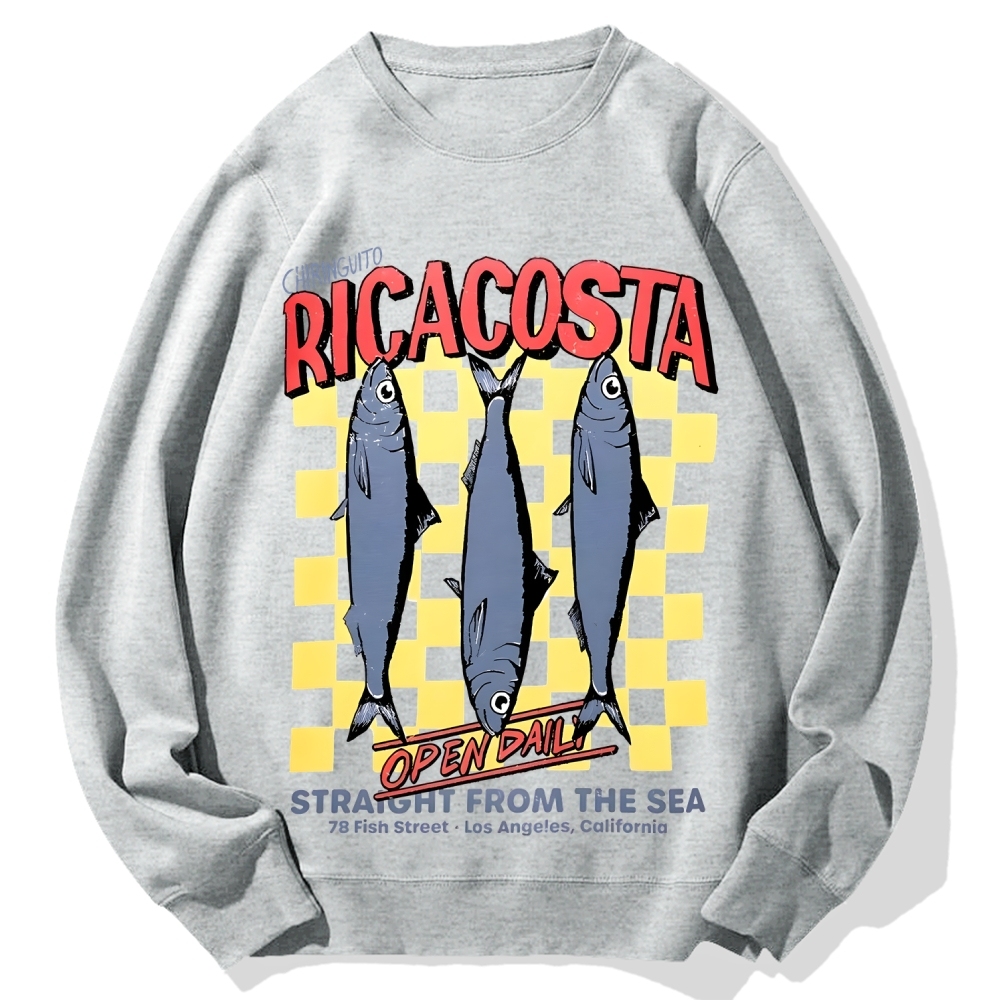 Ricacosta sardines Cotton Sweatshirt