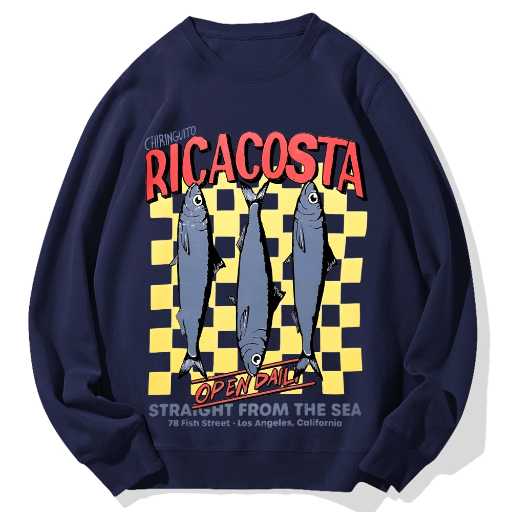Ricacosta sardines Cotton Sweatshirt