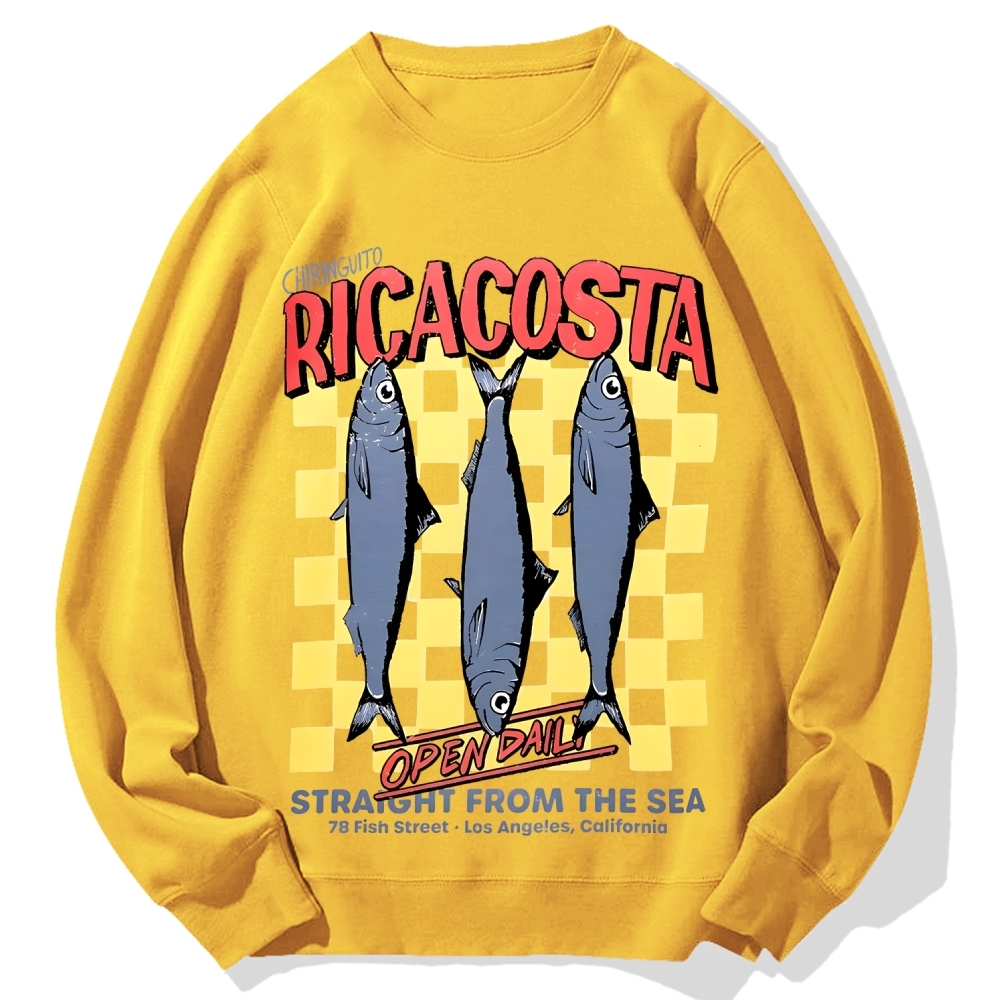 Ricacosta sardines Cotton Sweatshirt