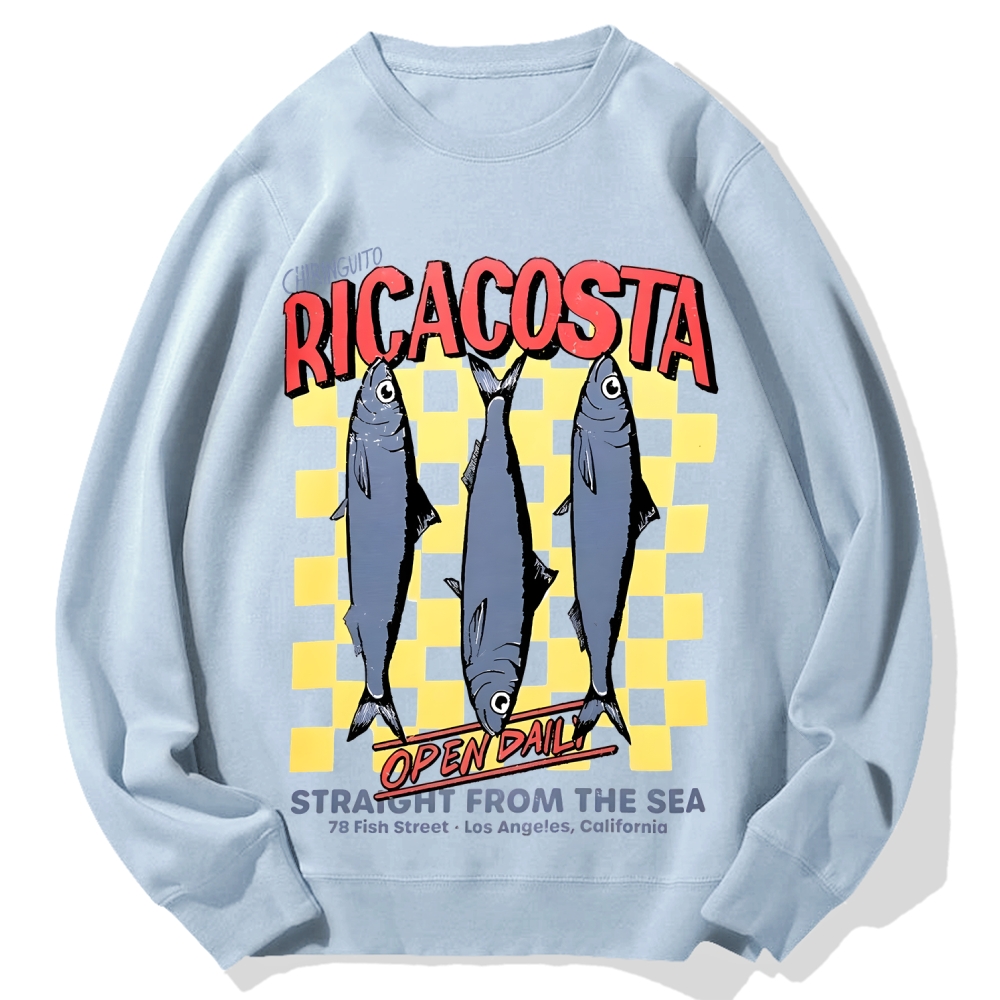 Ricacosta sardines Cotton Sweatshirt