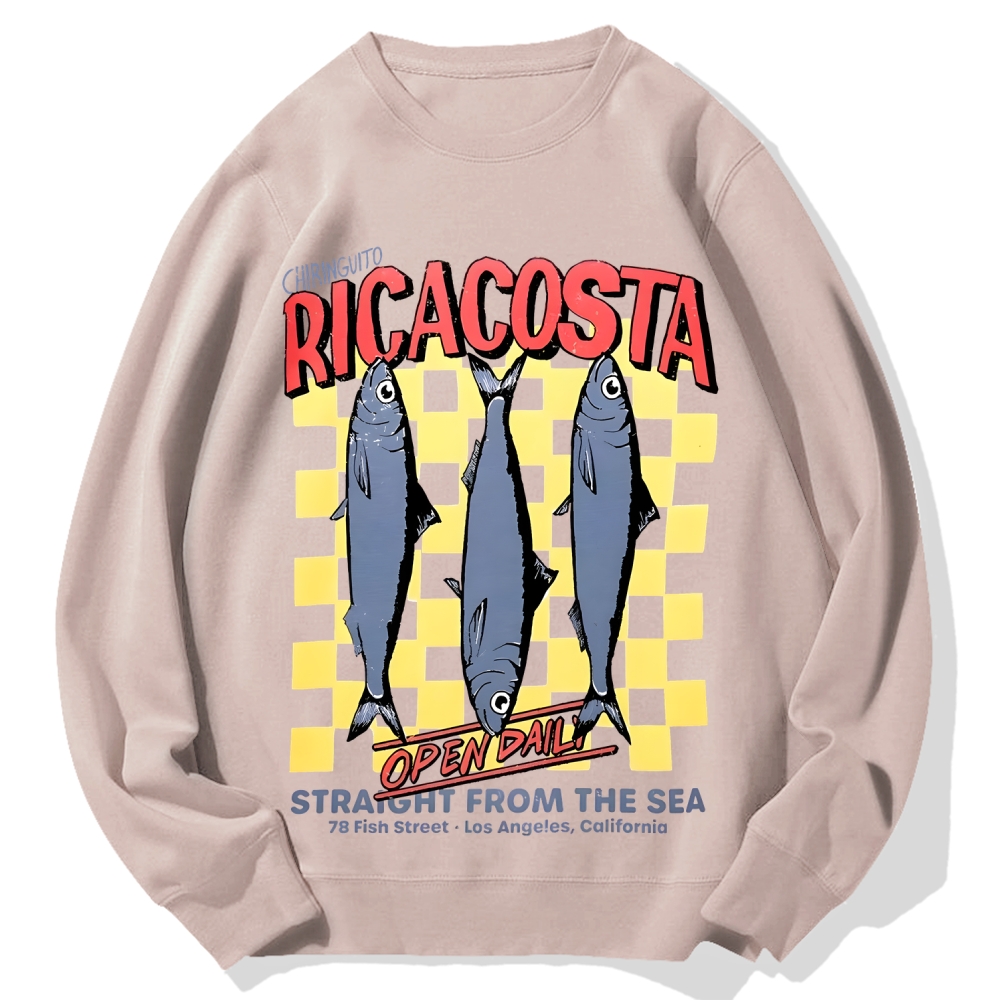 Ricacosta sardines Cotton Sweatshirt