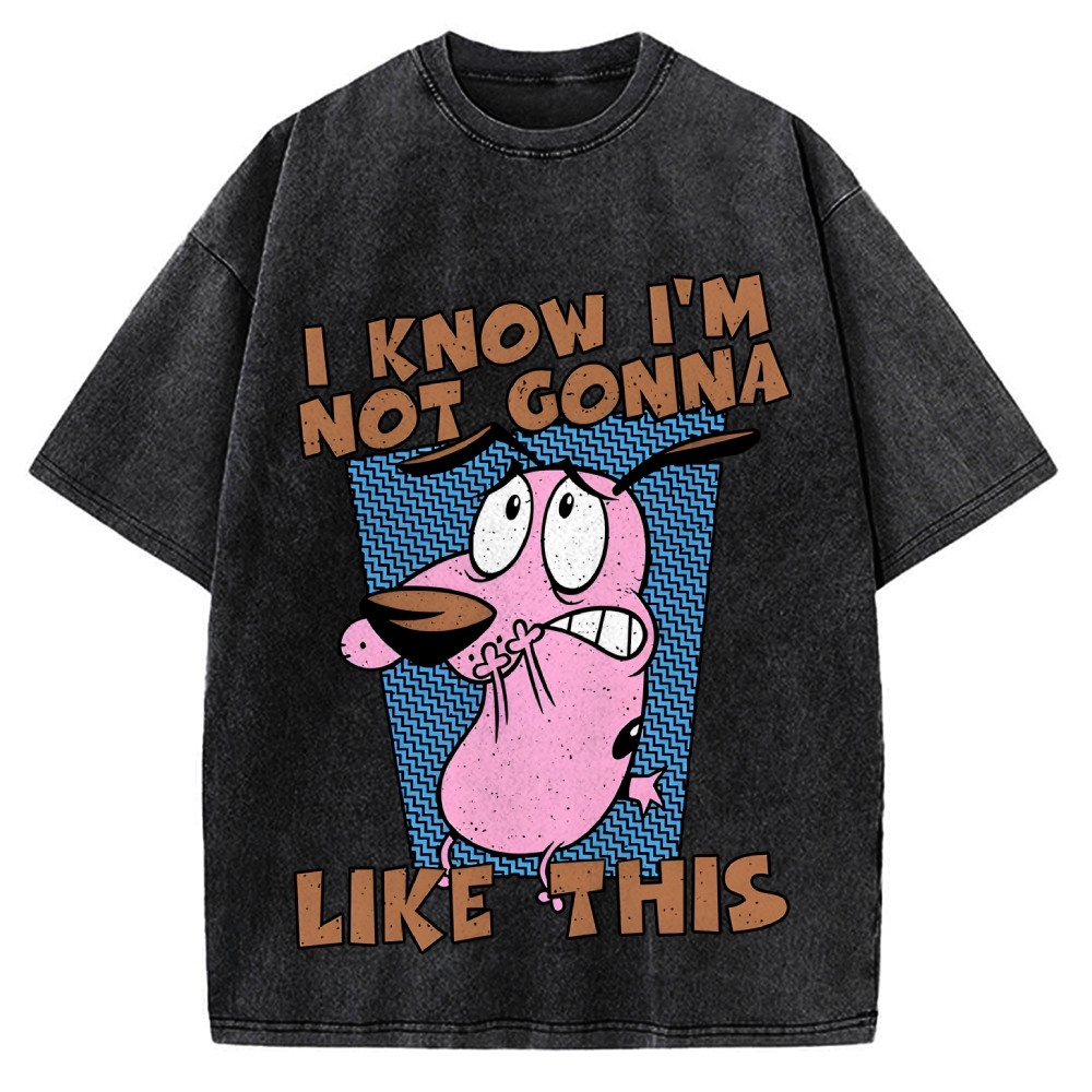 Not Gonna Like Courage The Cowardly Dog Vintage Washed T-shirt