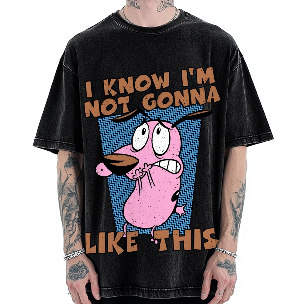 Not Gonna Like Courage The Cowardly Dog Vintage Washed T-shirt